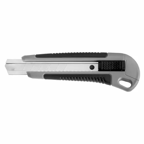 Cutter mare A-series, 18 mm, sina metalica, grip confortabil