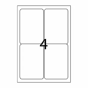 Etichete A-series, 105 x 148 mm, 400 bucati/top