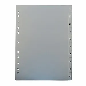 Separatoare Noki, din plastic, cu index 1-10