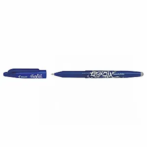 Roller cu gel Pilot Frixion Ball, fara mecanism, 0.7 mm, albastru