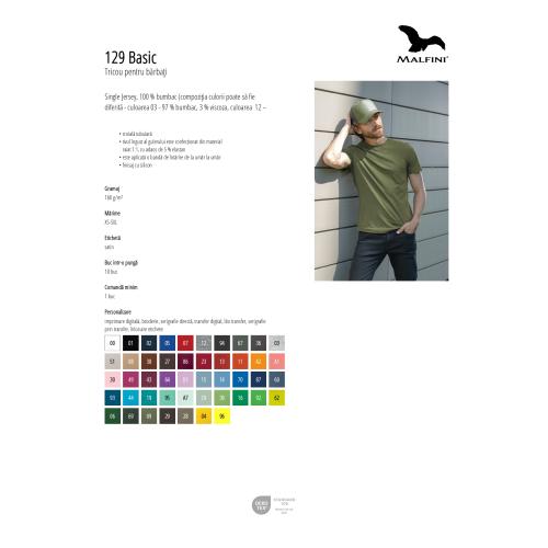 Tricou pentru bărbaţi Basic129 Malfini