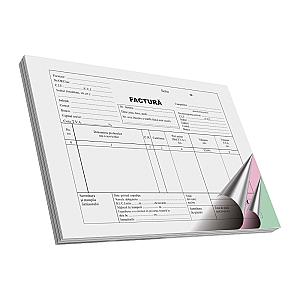 Factura cu TVA, A5, 50 file, 3 exemplare