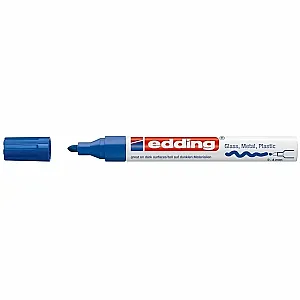 Marker permanent Edding 750, cu vopsea, corp metalic, varf rotund, 2-2-4 mm,