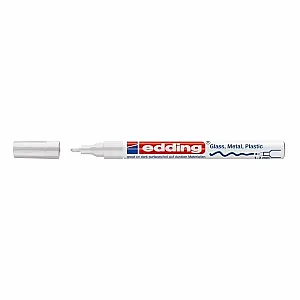 Marker permanent Edding 751 cu vopsea, corp metalic, varf rotund, 1-2 mm