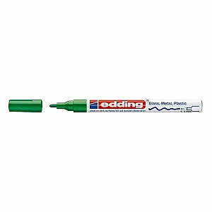 Marker permanent Edding 751 cu vopsea, corp metalic, varf rotund, 1-2 mm