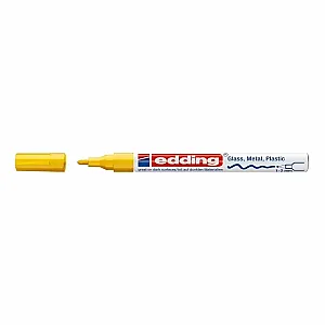 Marker permanent Edding 751 cu vopsea, corp metalic, varf rotund, 1-2 mm