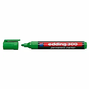 Marker permanent Edding 300, corp plastic, varf rotund, 1.5-3 mm