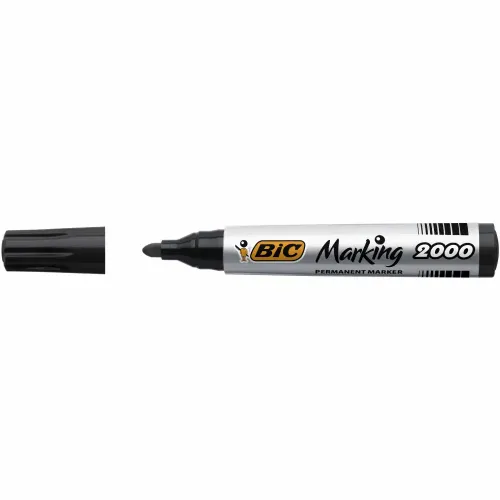 Marker permanent BIC 2000, varf rotund 1.7 mm