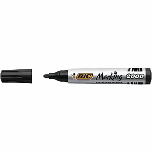 Marker permanent BIC 2000, varf rotund 1.7 mm