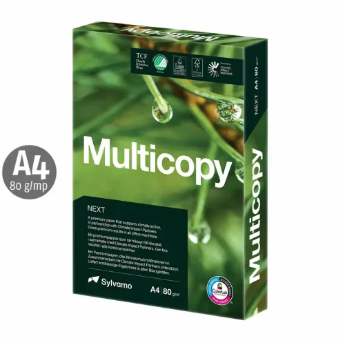 Hartie copiator  PREMIUM  Multicopy Next, A4, 80 g, 500 coli/top 