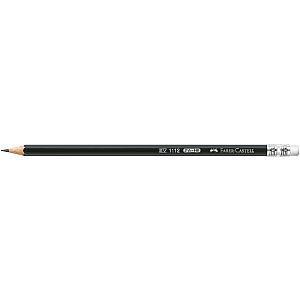Creion grafit HB cu radiera 1112 FABER-CASTELL