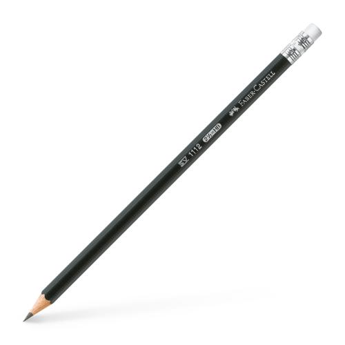 Creion grafit HB cu radiera 1112 FABER-CASTELL