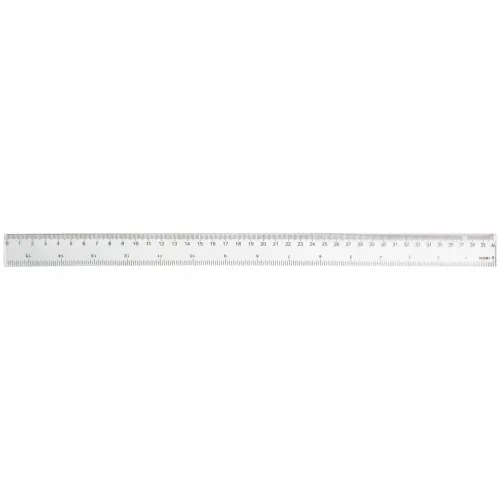 Rigla plastic transparent, 40 cm 
