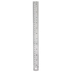 Rigla metal Deli, 30cm