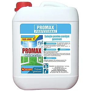 Solutie pentru geamuri Promax, parfum fresh, 5 l