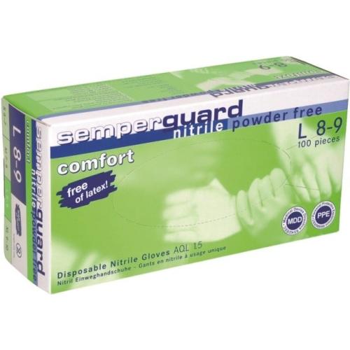 Mănuși SEMPERGUARD NITRIL COMFORT, albastre