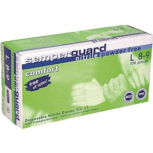 Mănuși SEMPERGUARD NITRIL COMFORT, albastre