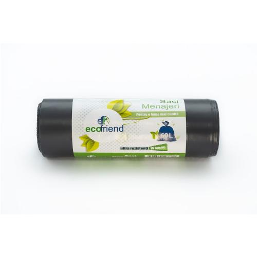 Saci menaj 60L   ultra rezistenti LDPE 80x60cm 24μ 15 buc/set 