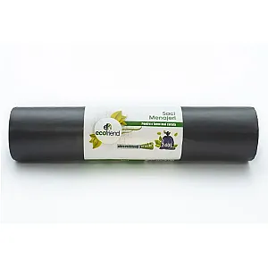 Saci menaj 240L  ultra rezistenti LDPE 130x115cm 27μ 10 buc/set negru 