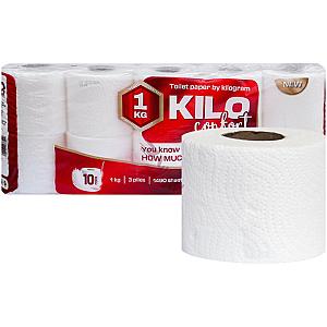 Hartie igienica 3 straturi Kilo Confort 10 role/bax