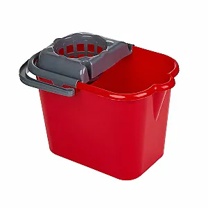 Galeata plastic dreptunghiulara cu storcator, 15 L