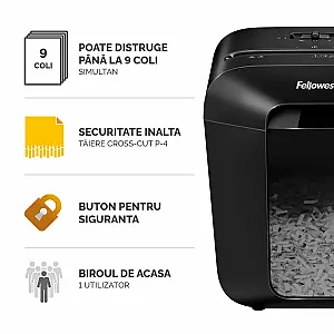 Distrugator documente Fellowes, Powershred LX50 9 coli