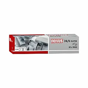Capse Novus, 24/6 SUPER, 1000 bucati/cutie