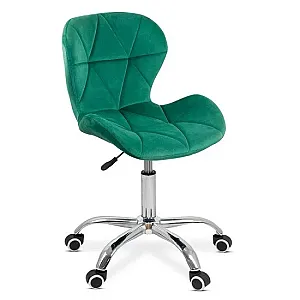 Scaun de birou din catifea rotativ OFF 334