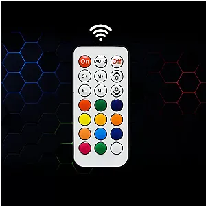 Scaun de gaming negru din piele ecologică cu lumini RGB și funcție de masaj OFF 303