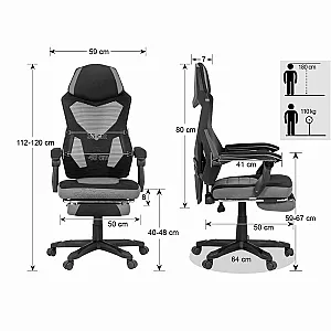  Scaun gaming OFF 304 rosu 