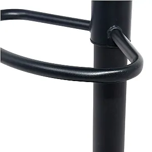 Scaun bar catifea ABS 145 gri