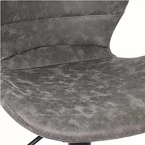 Scaun de bar reglabil imitatie piele intoarsa ABS 144