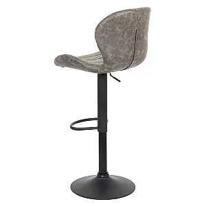 Scaun de bar reglabil imitatie piele intoarsa ABS 144