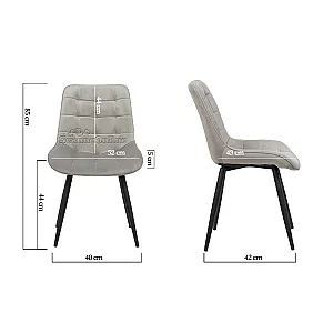 Scaun living din catifea BUC 206