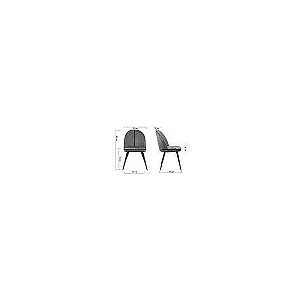 Scaun living catifea BUC 207