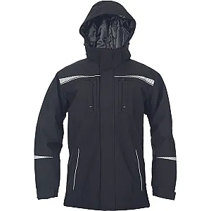 Jacheta parka neagra de iarna Emerton STR