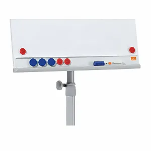 Flipchart mobil NOBO Essentials, otel lacuit, 105x68 cm, magnetic, alb