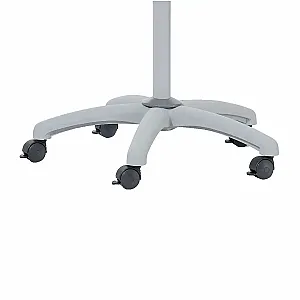 Flipchart mobil NOBO Essentials, otel lacuit, 105x68 cm, magnetic, alb