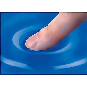Mouse pad ergonomic cu gel Fellowes Crystal, albastru