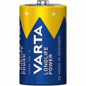 Baterii Varta Hienergy LR20 2 bucati/blister, D, alcaline, 1.5 V.