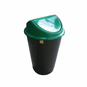 Cos Flip-Flap pentru colectare selectiva a deseurilor, 60 l, albastru