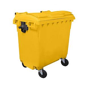 Container 1100L cu capac plat