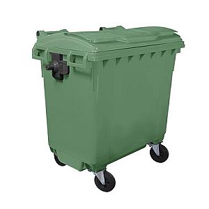 Container 1100L cu capac plat