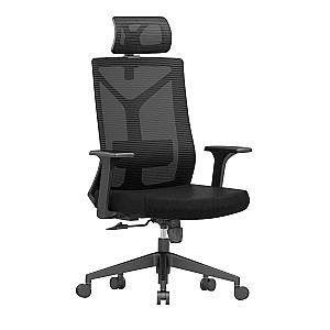 Scaun ergonomic Viktor-H, negru