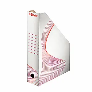 Suport vertical pentru documente, Esselte, Standard, carton, alb