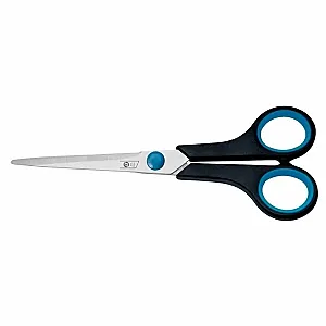 Foarfeca A-series, Soft Grip, 17.8 cm, otel, negru
