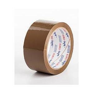 Banda adeziva 48mm x 60m, maro, 38 microni hotmelt EUROTAPE
